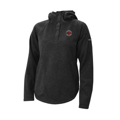 Toronto Raptors Women's Sweater Weather Quarter-Snap Hoodie Black | Columbia US