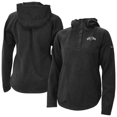 San Antonio Spurs Women's Sweater Weather Quarter-Snap Hoodie Black | Columbia outlet