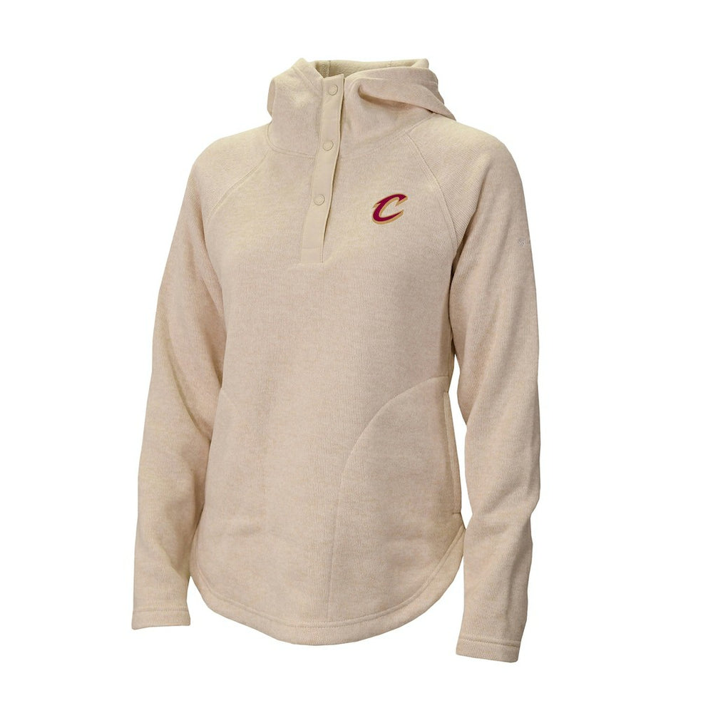 Cleveland Cavaliers Women's Sweater Weather Quarter-Snap Hoodie for sale White | Columbia online