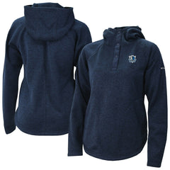 Dallas Mavericks Women's Sweater Weather Quarter-Snap Hoodie for sale Navy | Columbia