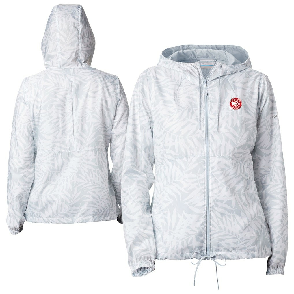 Atlanta Hawks Women's Flash Forward Windbreaker White | Columbia Lifestyle