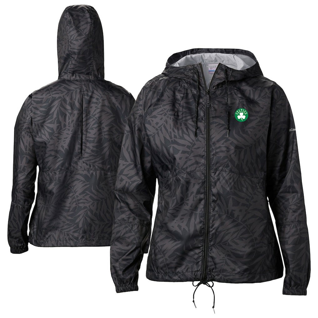 Boston Celtics Women's Flash Forward Windbreaker Black | Columbia for sale