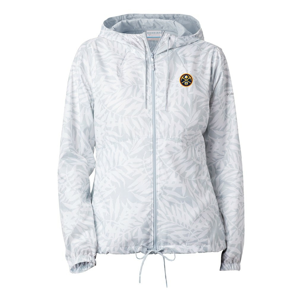 Denver Nuggets Women's Flash Forward Windbreaker for sale White | Columbia Lifestyle