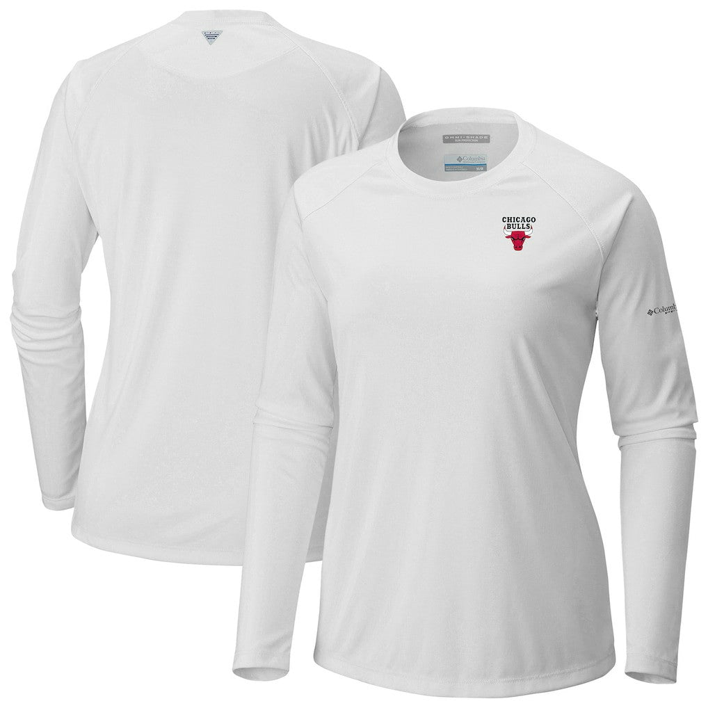 Chicago Bulls Women's Tidal Tee II Long Sleeve T-Shirt for sale White | Columbia Near Me