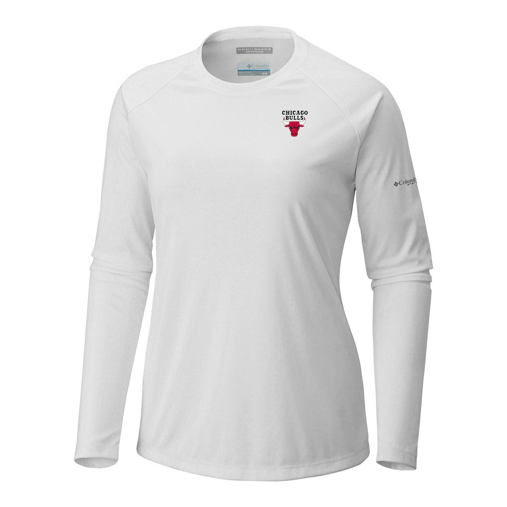 Chicago Bulls Women's Tidal Tee II Long Sleeve T-Shirt for sale White | Columbia Near Me