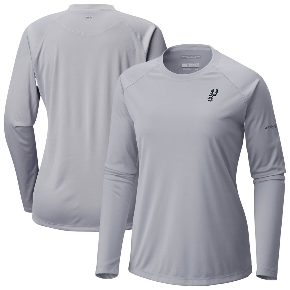 San Antonio Spurs Women's Tidal Tee II Long Sleeve T-Shirt Gray | Columbia Lifestyle