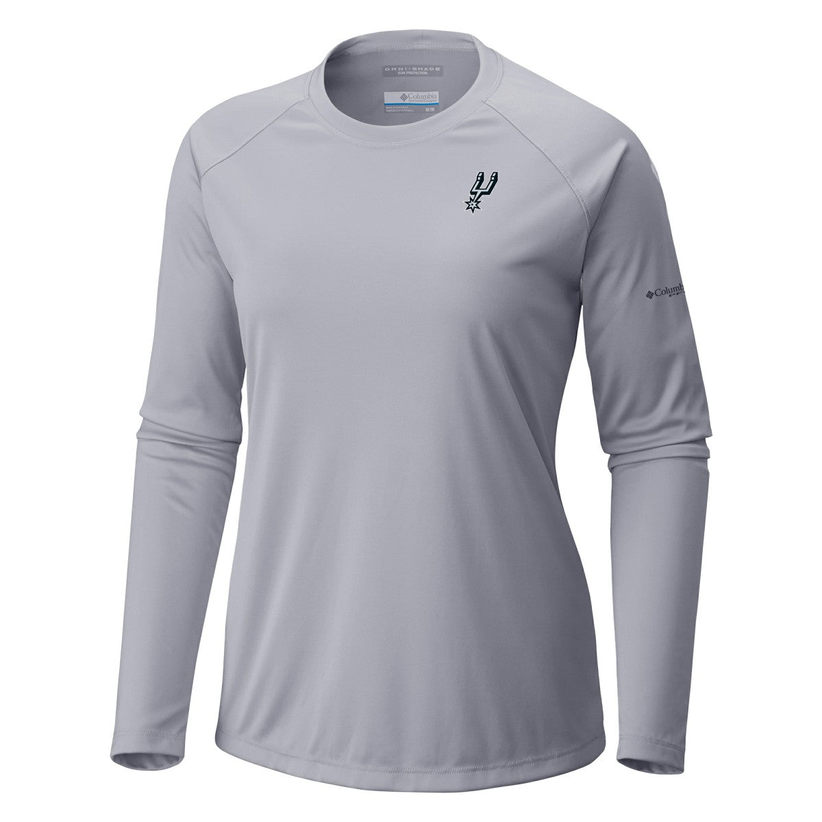 San Antonio Spurs Women's Tidal Tee II Long Sleeve T-Shirt Gray | Columbia Lifestyle