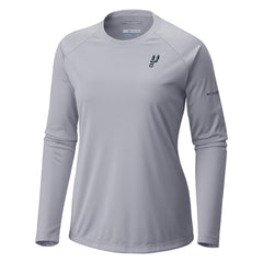San Antonio Spurs Women's Tidal Tee II Long Sleeve T-Shirt Gray | Columbia Lifestyle