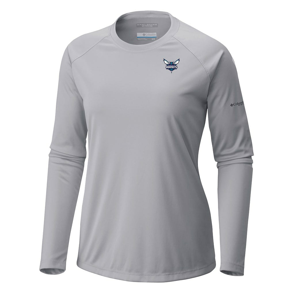 Charlotte Hornets Women's Tidal Tee II Long Sleeve T-Shirt Gray | Columbia discount