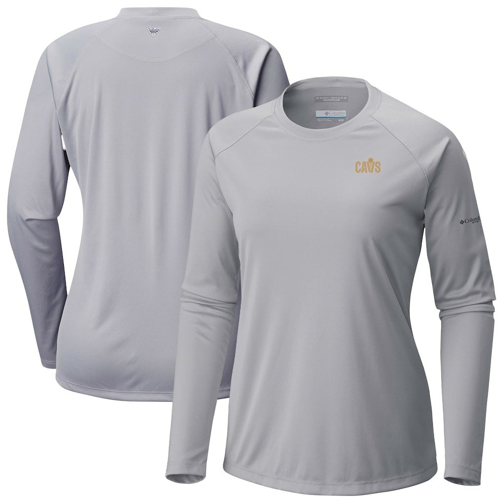 Cleveland Cavaliers Women's Tidal Tee II Long Sleeve T-Shirt for sale Gray | Columbia for sale