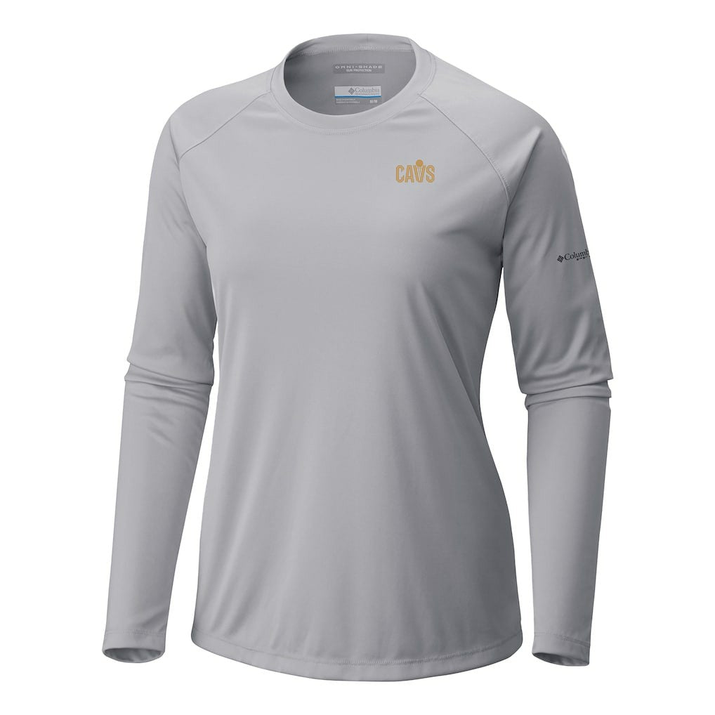 Cleveland Cavaliers Women's Tidal Tee II Long Sleeve T-Shirt for sale Gray | Columbia for sale