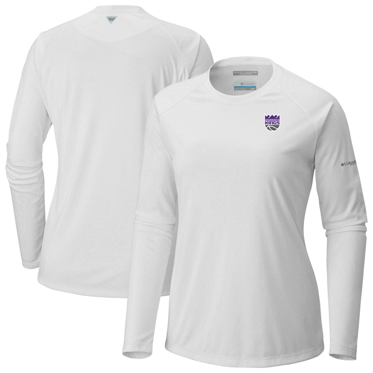 Sacramento Kings Women's Tidal Tee II Long Sleeve T-Shirt White | Columbia US