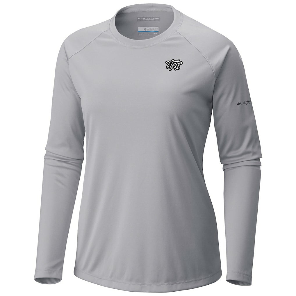 Brooklyn Nets Women's Tidal Tee II Long Sleeve T-Shirt Gray | Columbia Near Me