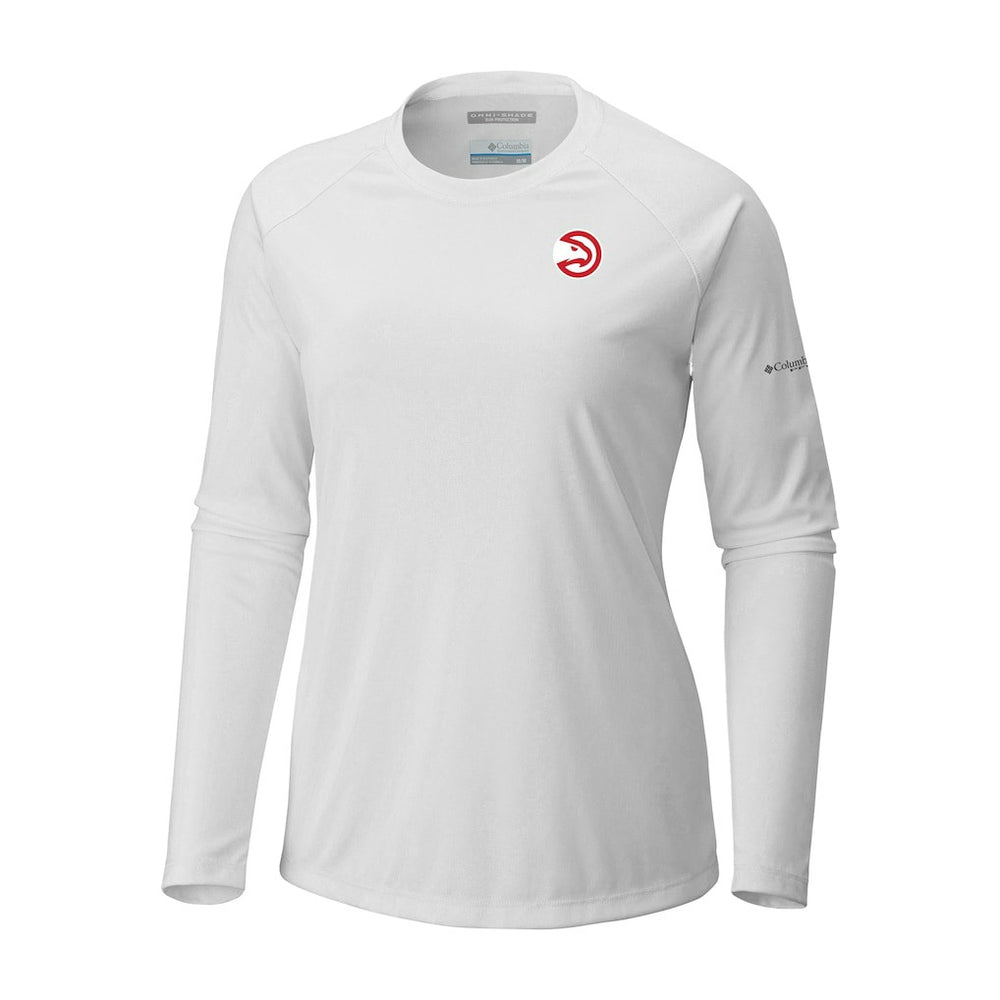 Atlanta Hawks Women's Tidal Tee II Long Sleeve T-Shirt White | Columbia Near Me