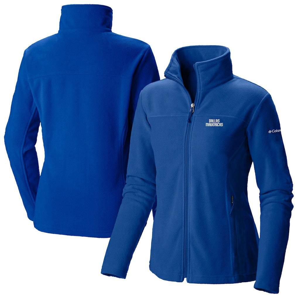 Dallas Mavericks Women's Give & Go II Fleece Full-Zip Jacket for sale Blue | Columbia discount