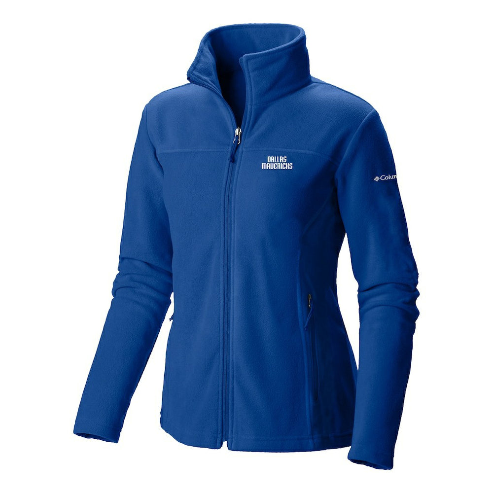 Dallas Mavericks Women's Give & Go II Fleece Full-Zip Jacket for sale Blue | Columbia discount
