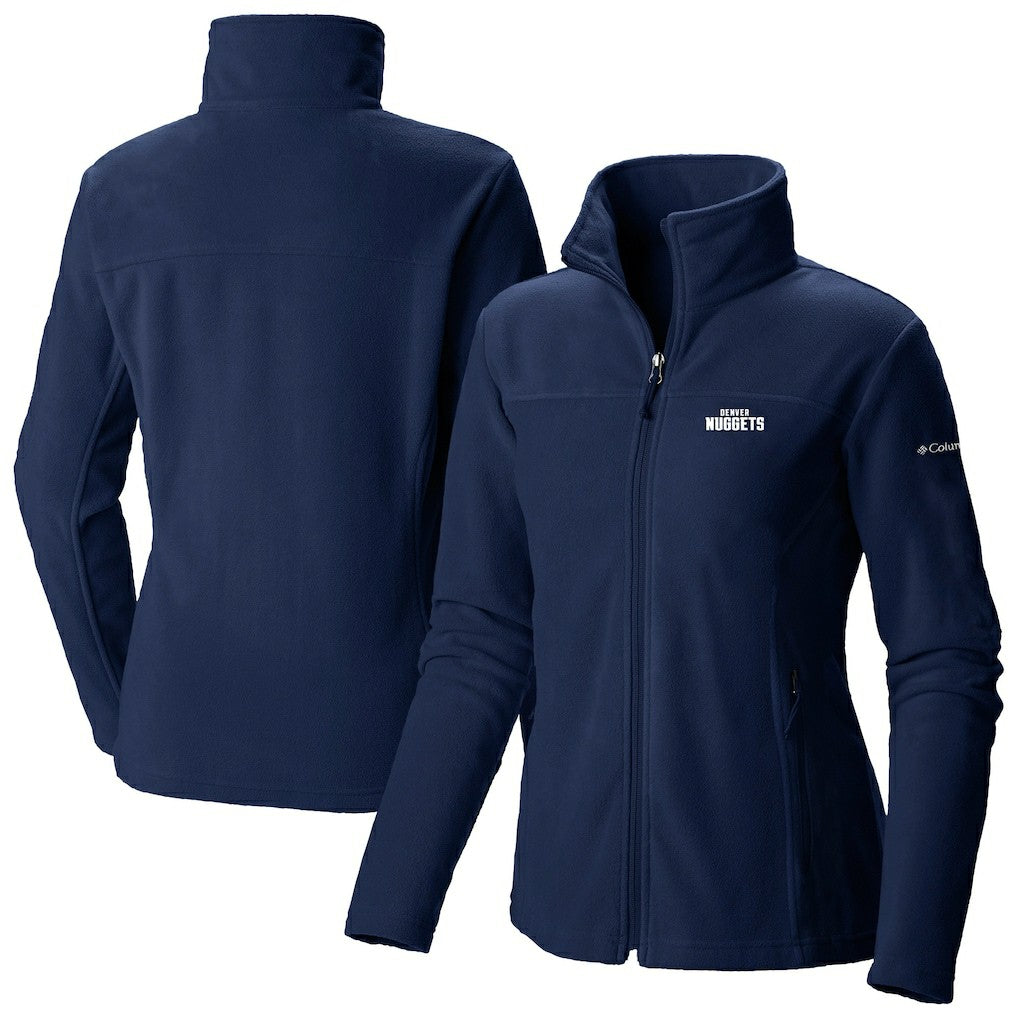 Denver Nuggets Women's Give & Go II Fleece Full-Zip Jacket for sale Navy | Columbia Near Me
