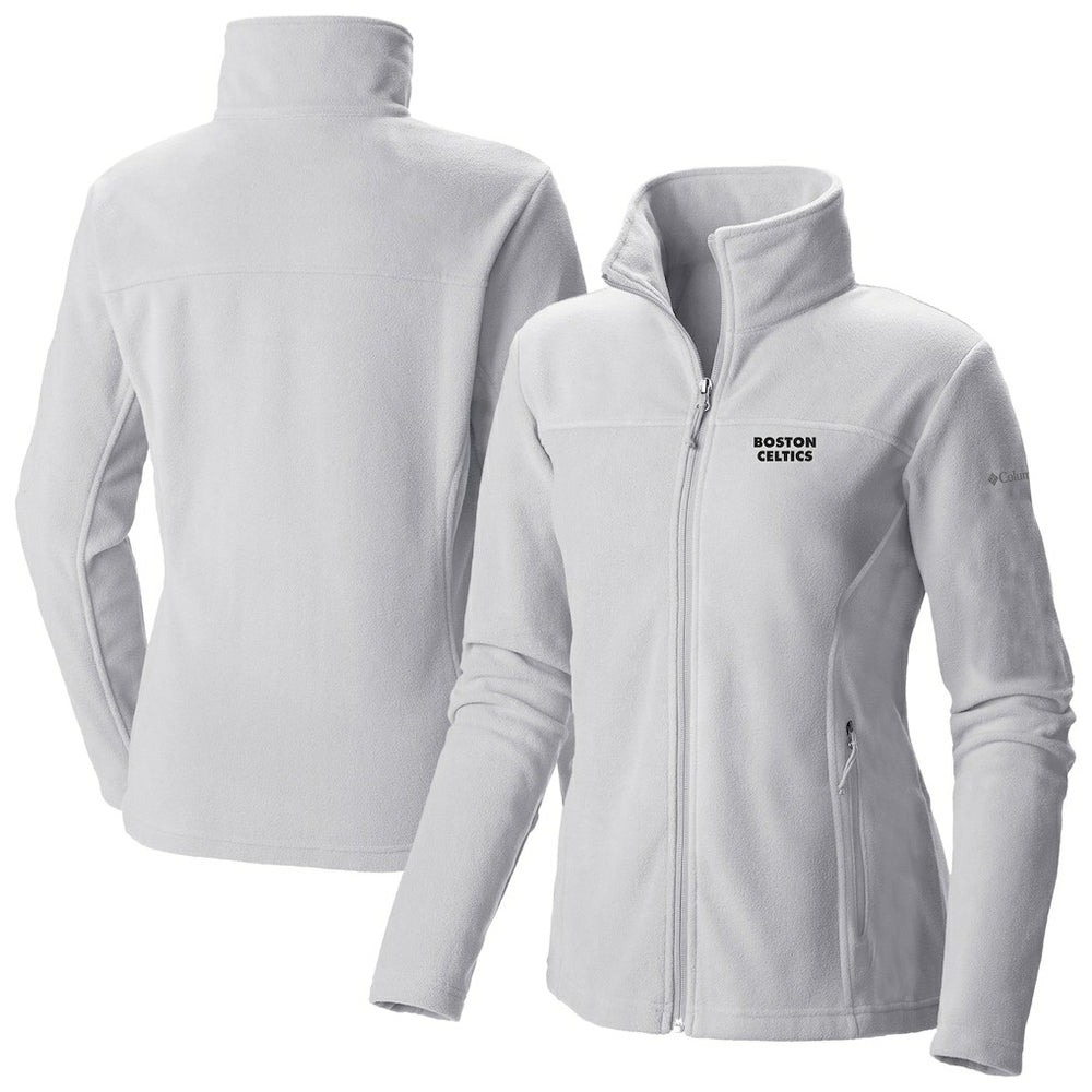 Boston Celtics Women's Give & Go II Fleece Full-Zip Jacket White | Columbia outlet