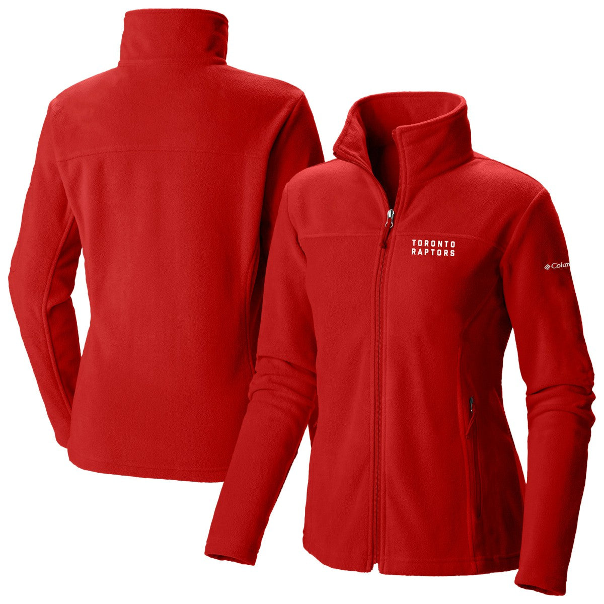 Toronto Raptors Women's Give & Go II Fleece Full-Zip Jacket Red | Columbia Lifestyle