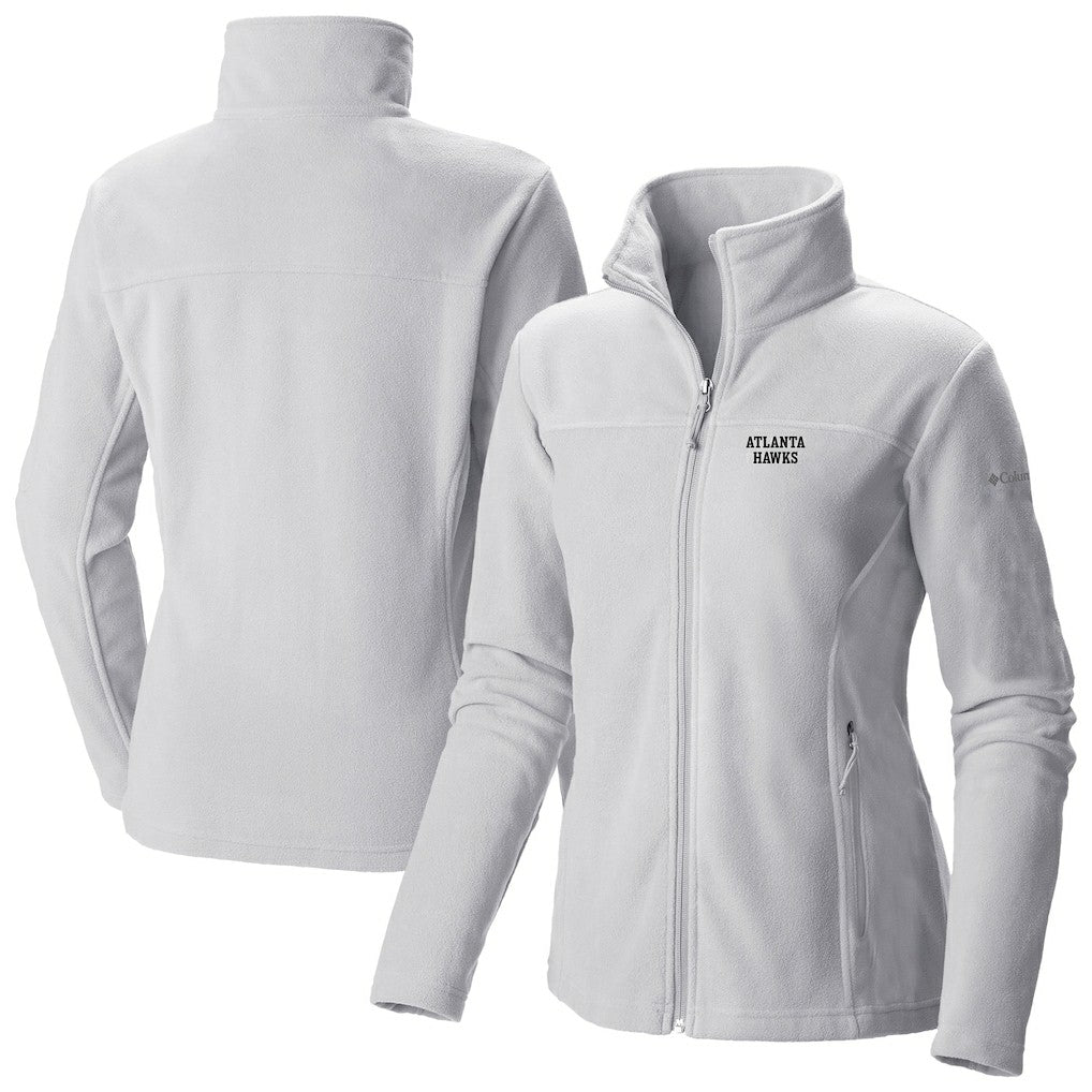 Atlanta Hawks Women's Give & Go II Fleece Full-Zip Jacket White | Columbia US