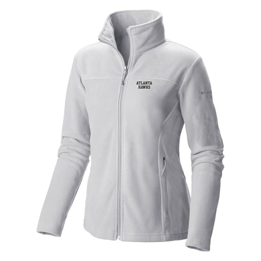 Atlanta Hawks Women's Give & Go II Fleece Full-Zip Jacket White | Columbia US