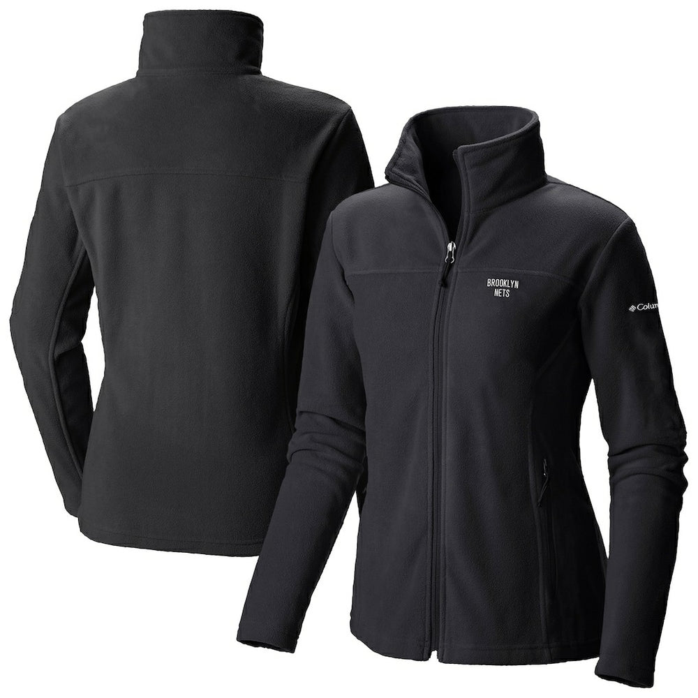 Brooklyn Nets Women's Give & Go II Fleece Full-Zip Jacket Black | Columbia