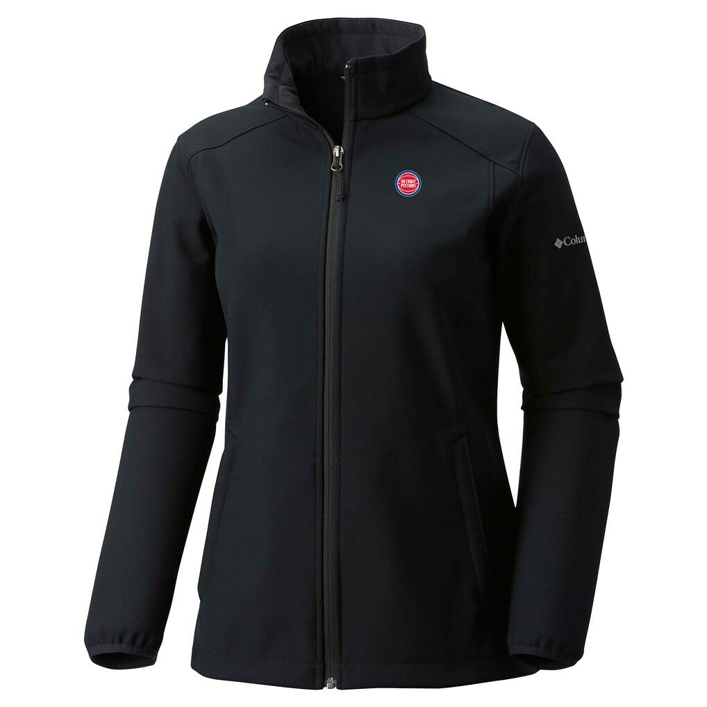Detroit Pistons Women's Kruser Ridge III Softshell Jacket for sale Black | Columbia outlet