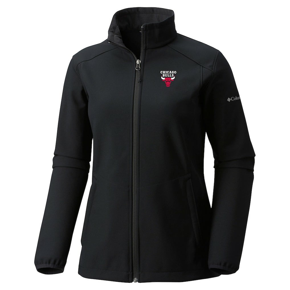 Chicago Bulls Women's Kruser Ridge III Softshell Jacket Black | Columbia outlet