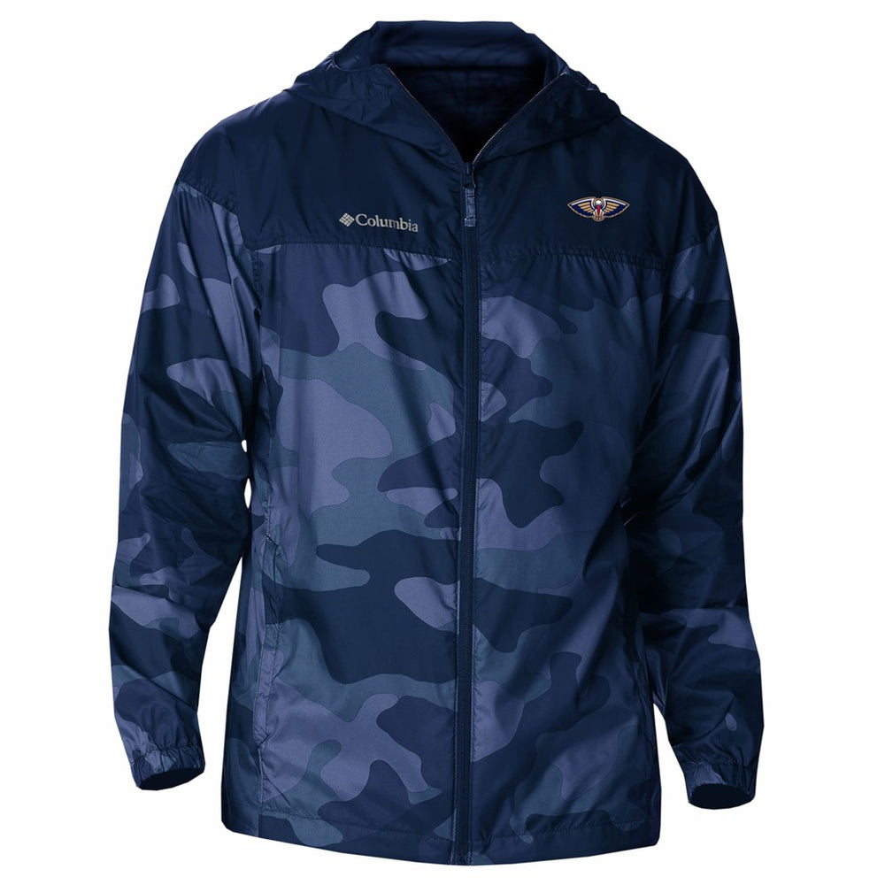 New Orleans Pelicans Flash Challenger Windbreaker Jacket Navy | Columbia for sale