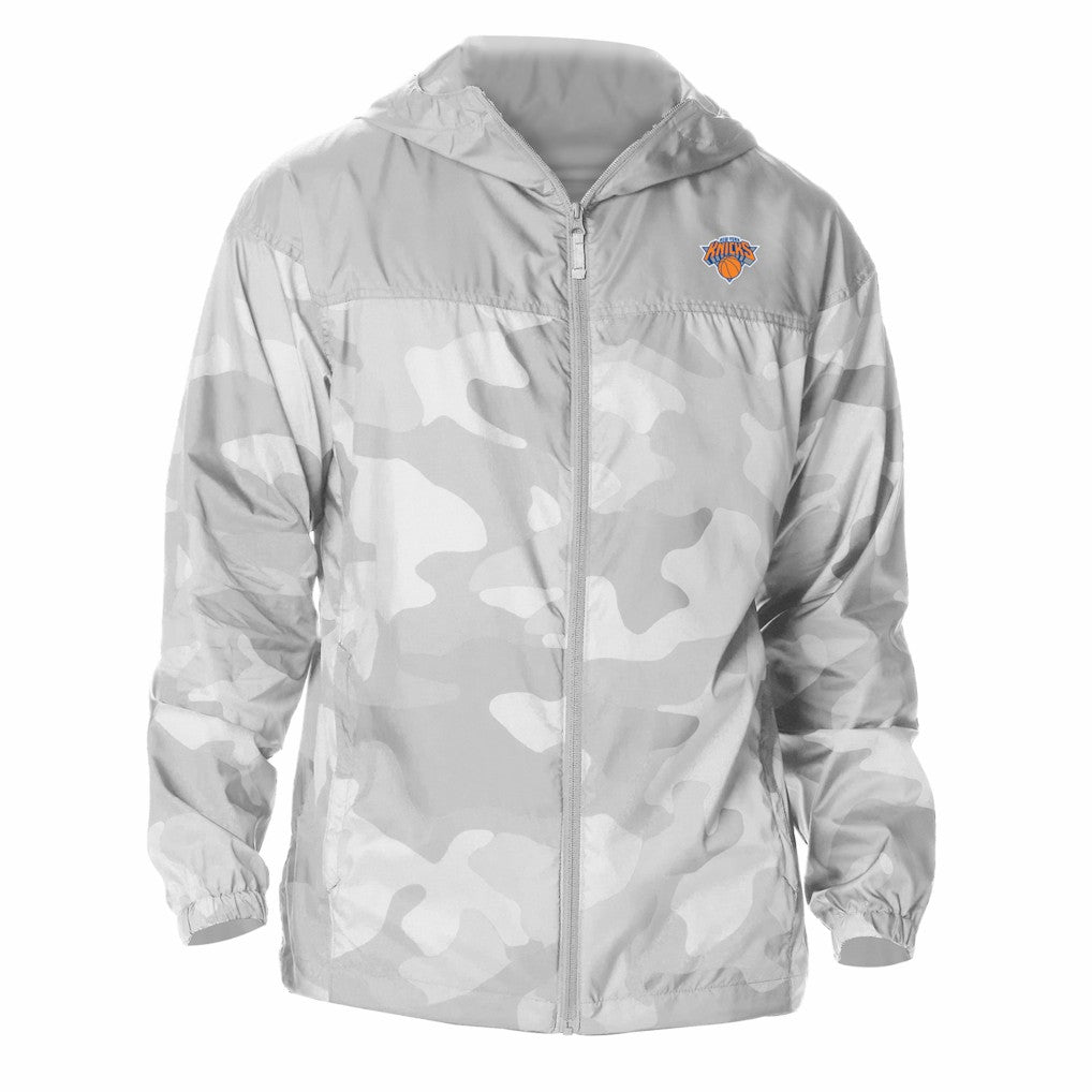 New York Knicks Flash Challenger Windbreaker Jacket Gray | Columbia Lifestyle