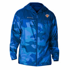 New York Knicks Flash Challenger Windbreaker Jacket Blue | Columbia online