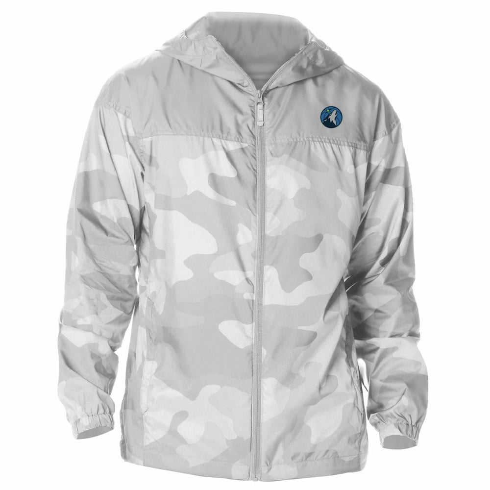 Minnesota Timberwolves Flash Challenger Windbreaker Jacket Gray | Columbia Near Me