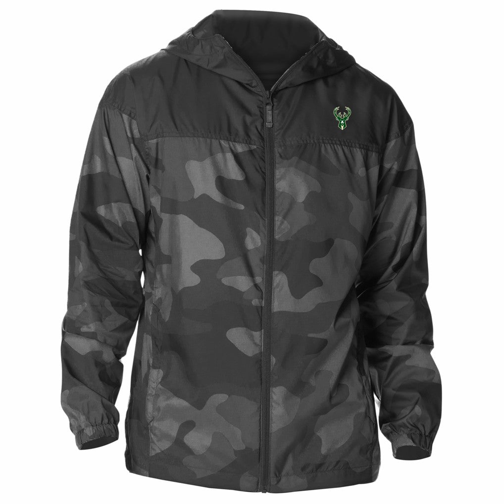 Milwaukee Bucks Flash Challenger Windbreaker Jacket Black | Columbia US
