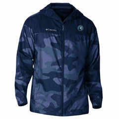 Minnesota Timberwolves Flash Challenger Windbreaker Jacket Navy | Columbia
