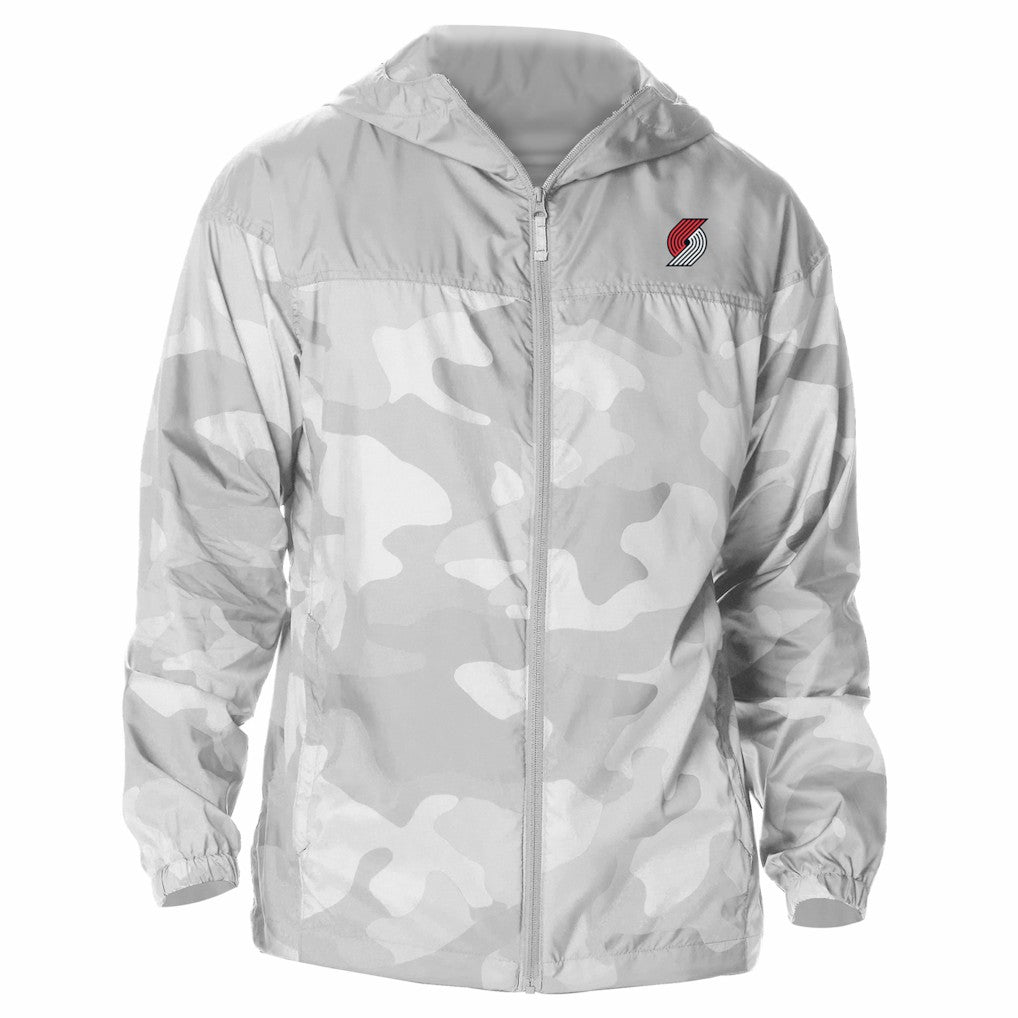 Portland Trail Blazers Flash Challenger Windbreaker Jacket Gray | Columbia for sale