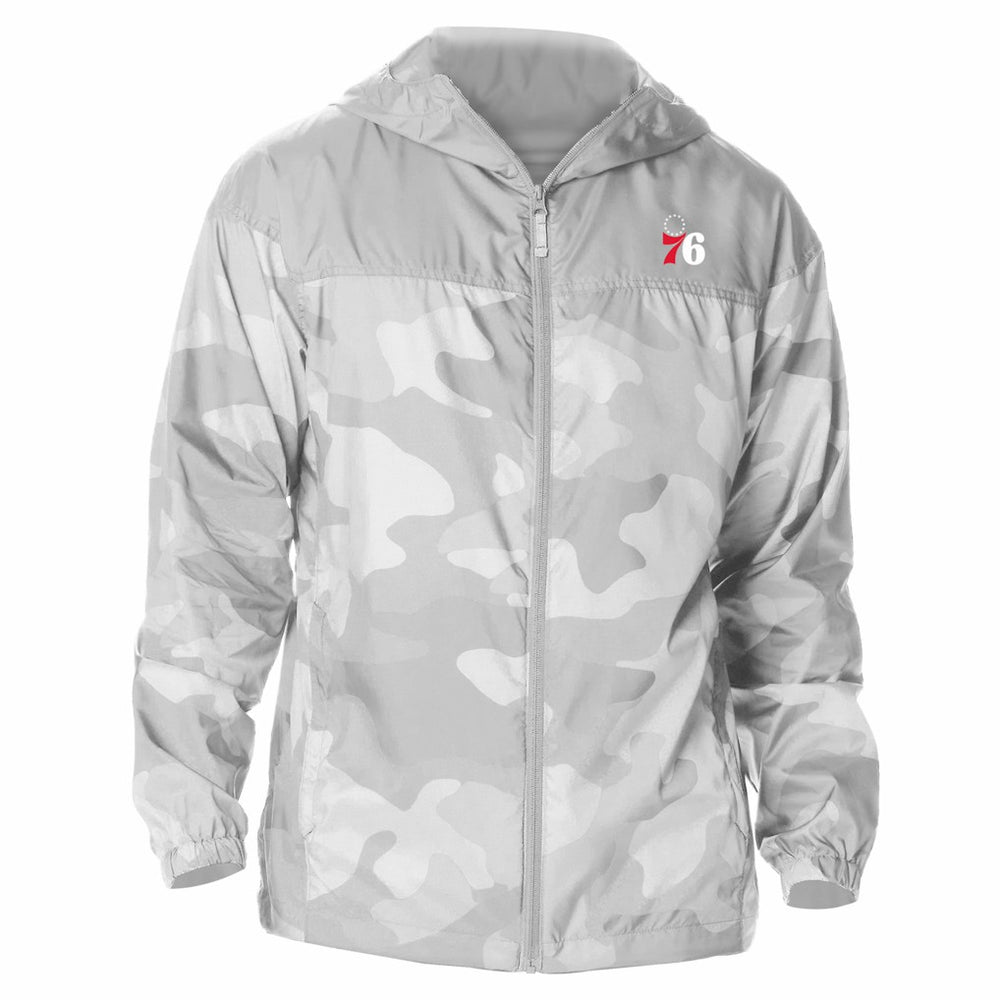 Philadelphia 76ers Flash Challenger Windbreaker Jacket Gray | Columbia outlet