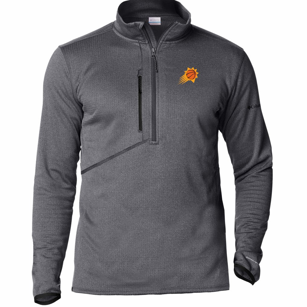 Phoenix Suns Park View Fleece Half-Zip Top Black | Columbia Lifestyle