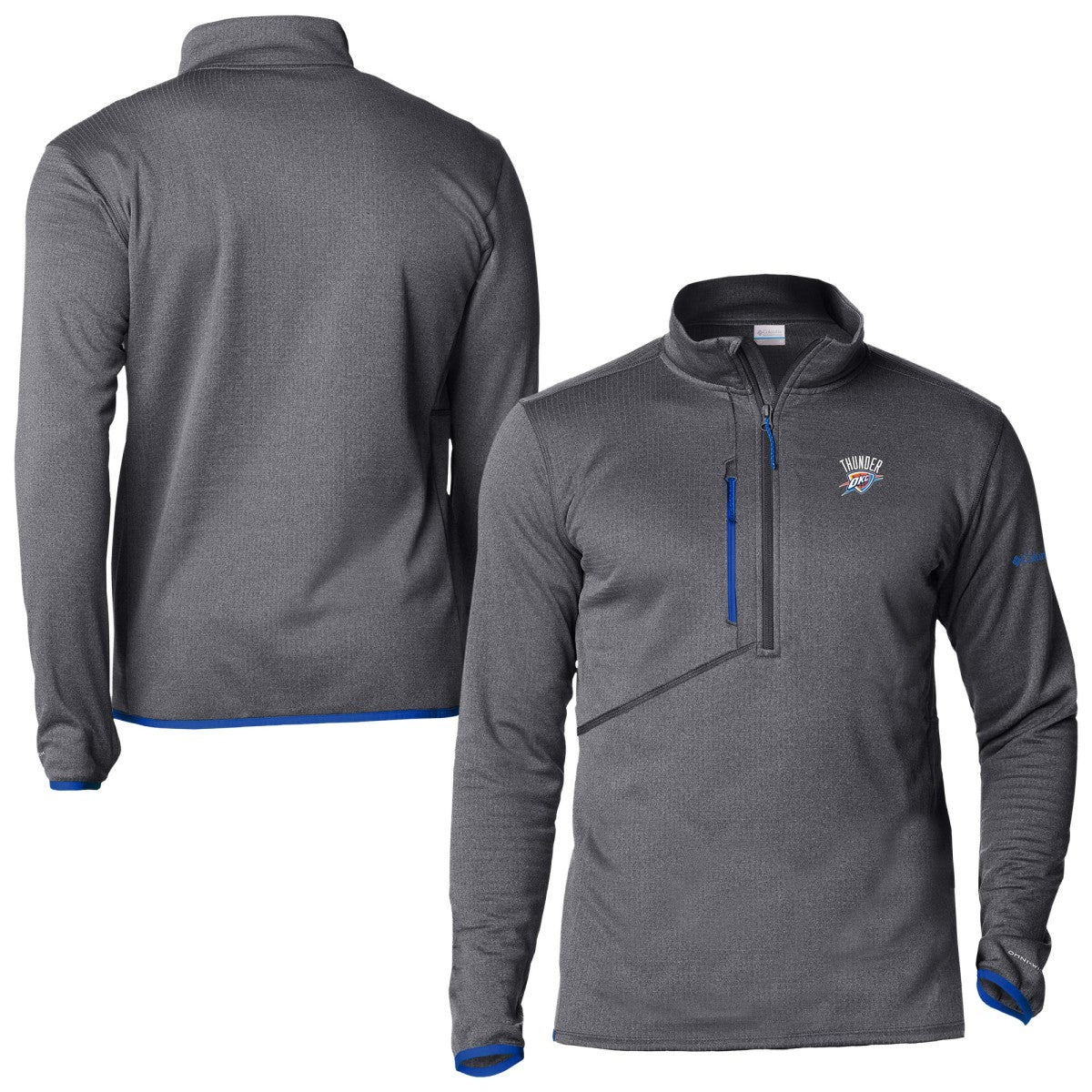 Oklahoma City Thunder Park View Fleece Half-Zip Top Blue | Columbia Near Me