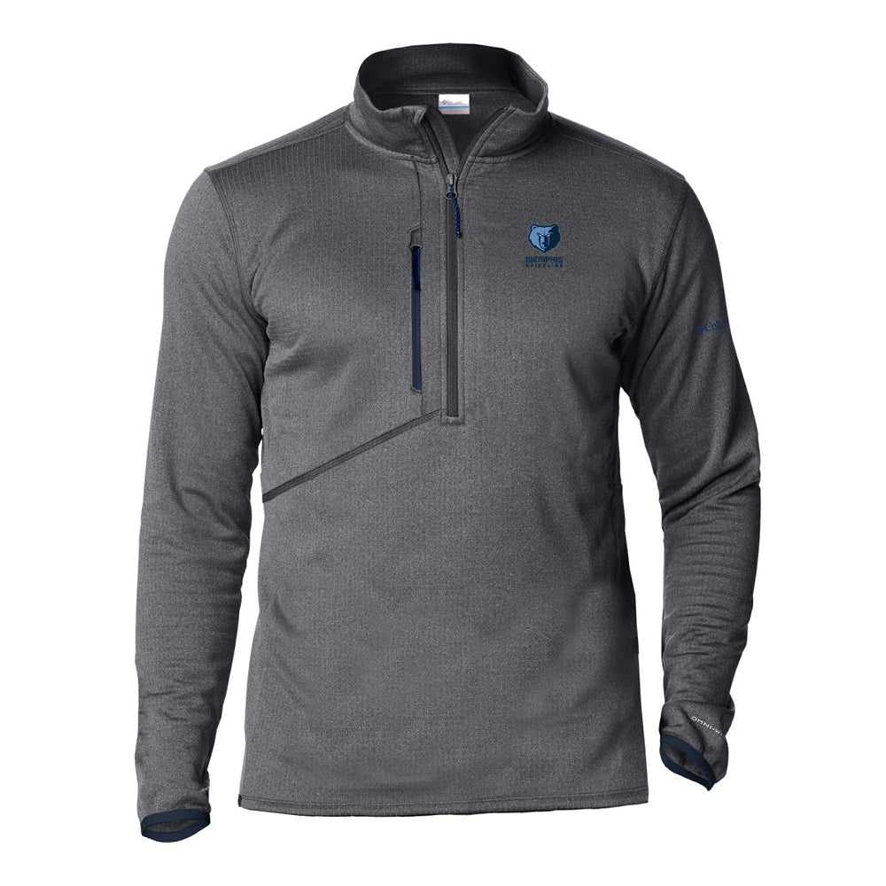 Memphis Grizzlies Park View Fleece Half-Zip Top Gray | Columbia Lifestyle