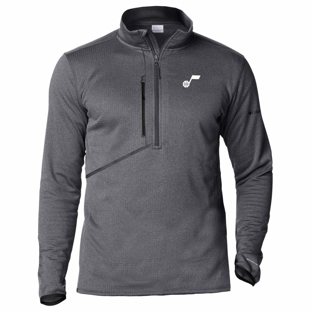 Utah Jazz Park View Fleece Half-Zip Top Black | Columbia