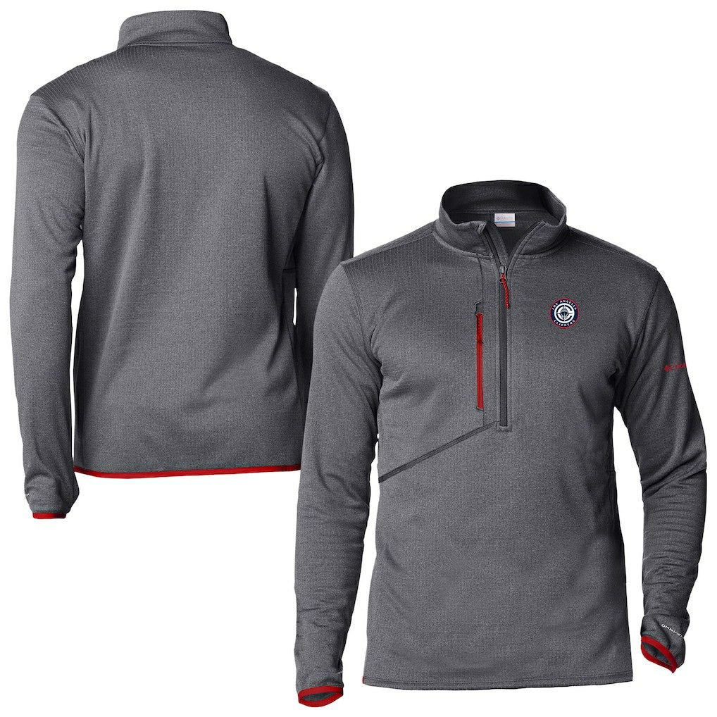 LA Clippers Park View Fleece Half-Zip Top Red | Columbia outlet