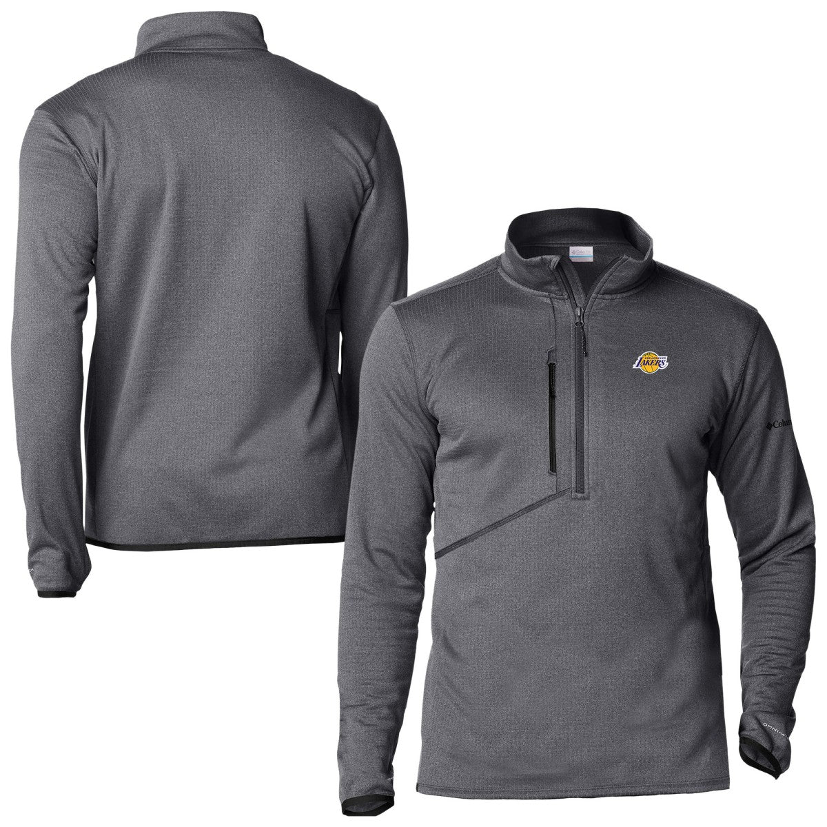Los Angeles Lakers Park View Fleece Half-Zip Top Black | Columbia Lifestyle