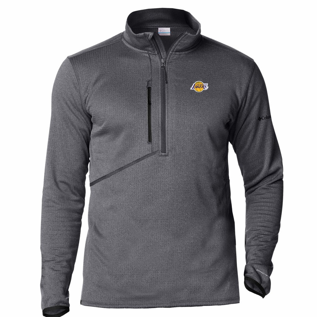 Los Angeles Lakers Park View Fleece Half-Zip Top Black | Columbia Lifestyle