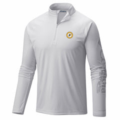 Indiana Pacers PFG Terminal Tackle Quarter-Zip Top White | Columbia