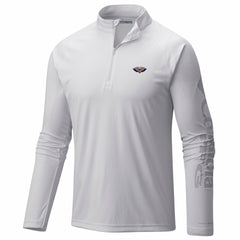New Orleans Pelicans PFG Terminal Tackle Quarter-Zip Top White | Columbia