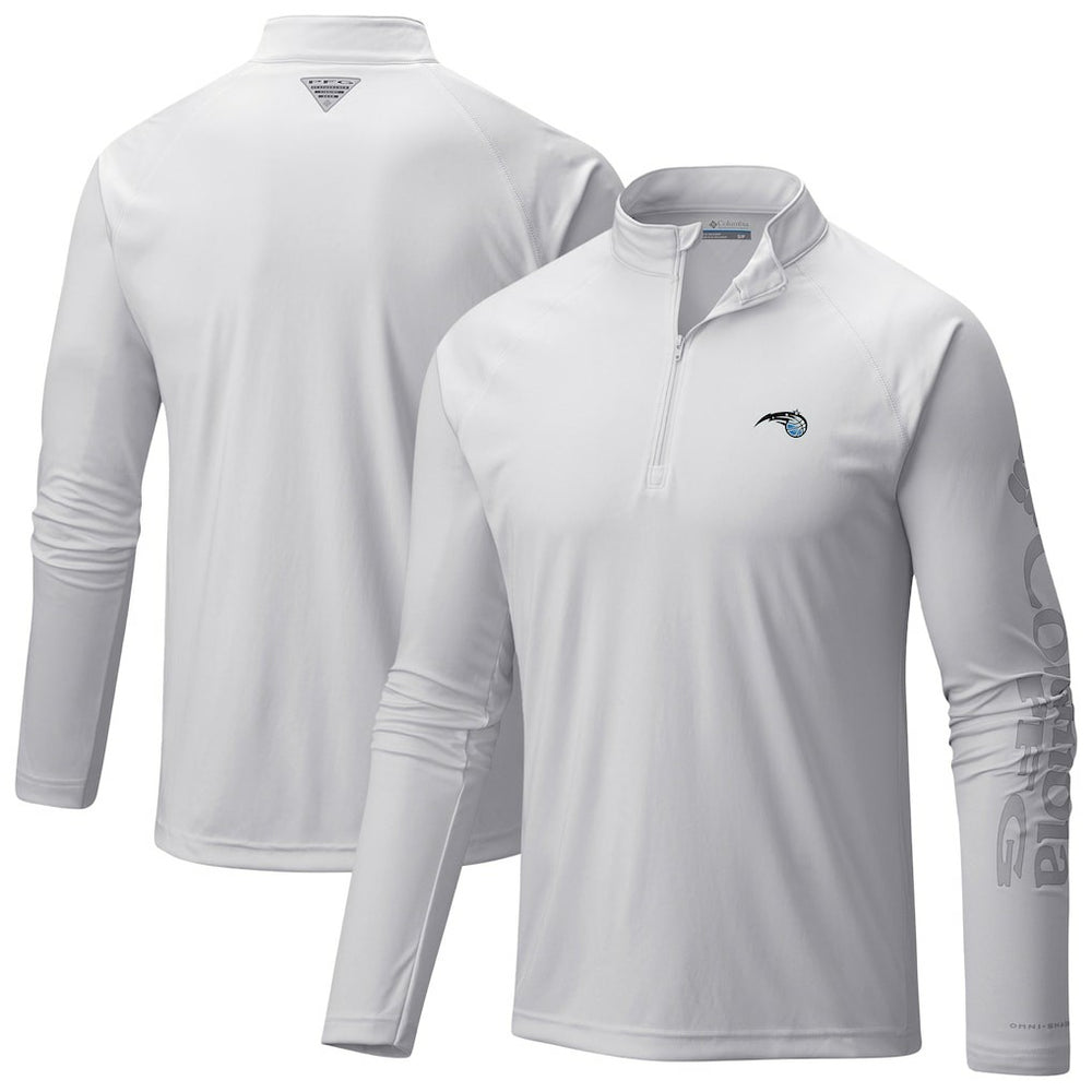 Orlando Magic PFG Terminal Tackle Quarter-Zip Top White | Columbia discount