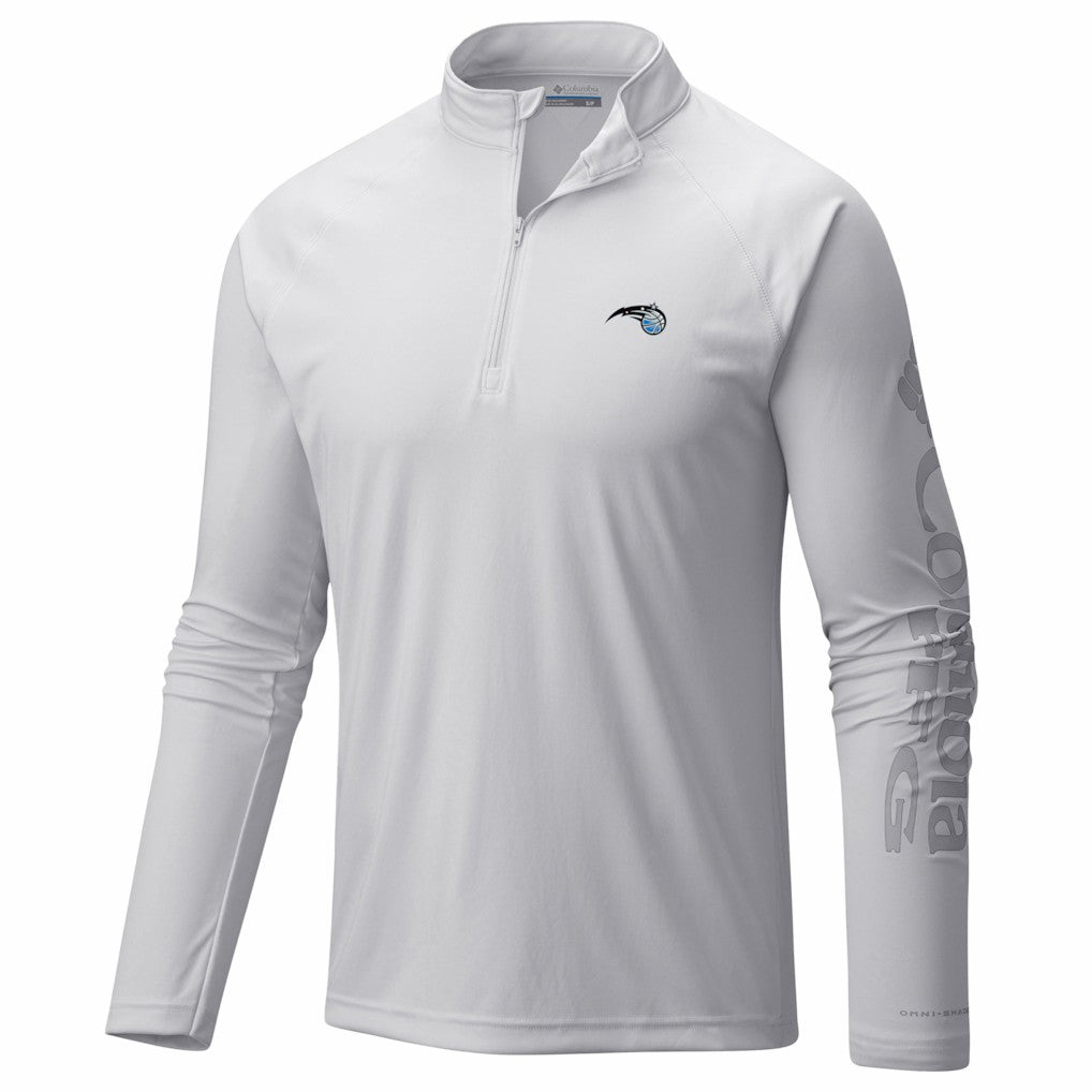 Orlando Magic PFG Terminal Tackle Quarter-Zip Top White | Columbia discount