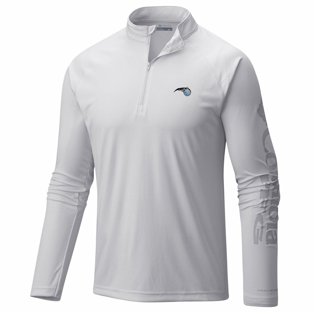 Orlando Magic PFG Terminal Tackle Quarter-Zip Top White | Columbia discount