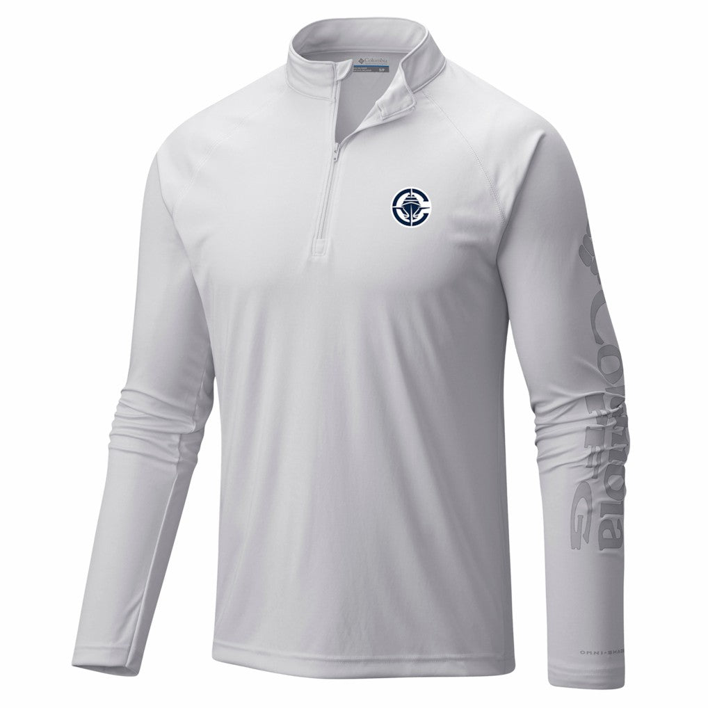 LA Clippers PFG Terminal Tackle Quarter-Zip Top White | Columbia discount