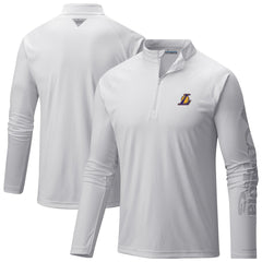 Los Angeles Lakers PFG Terminal Tackle Quarter-Zip Top White | Columbia discount